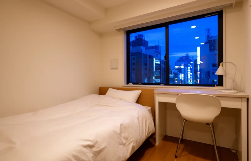 渋谷区の1LDK室内